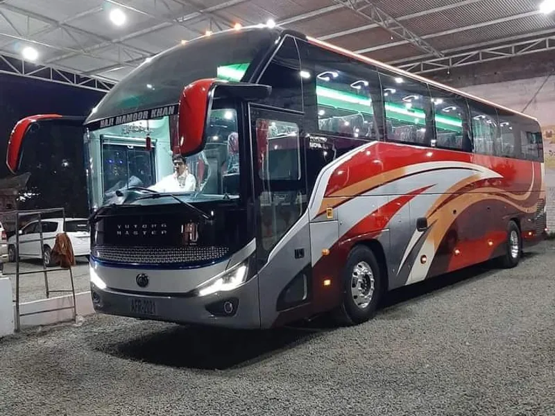 Yutong Bus Car Rent in Lahore | Musaafir Tours
